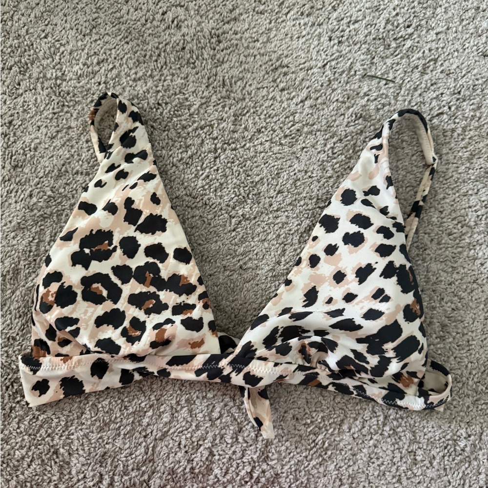 Aerie Leopard Bathing Suit top